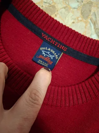 Paul & Shark Pullover Lana Rosso Taglia L