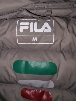 Gilet unisex Fila in piuma d'oca con cappuccio
