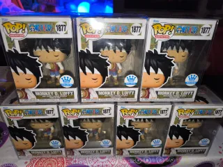 Lote 7 Funko Pop Monkey D. Luffy 1877 Exclusivo