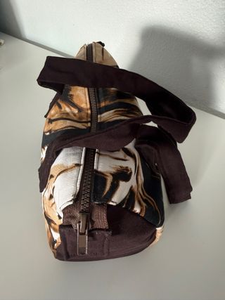 Bolso hecho a mano estampado animal print