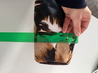 Bolso hecho a mano estampado animal print