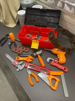 Maletín herramientas juguete con cinturón