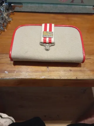 Cartera Roxy Beige y Roja