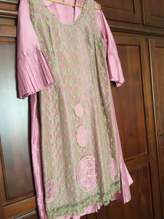 Traje de fiesta rosa para bodas (cada pieza)