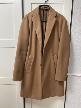 Abrigo Zara 4 Way Coat Camel Talla M