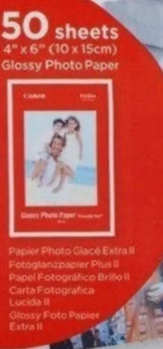 400 Papeles Fotográficos Canon Brillante 10x15 cm