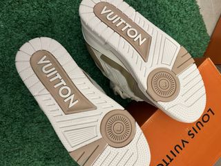 Zapatillas LV Skate Beige Marrón