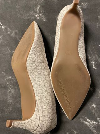 Zapatos Salón Calvin Klein Beige Talla 38