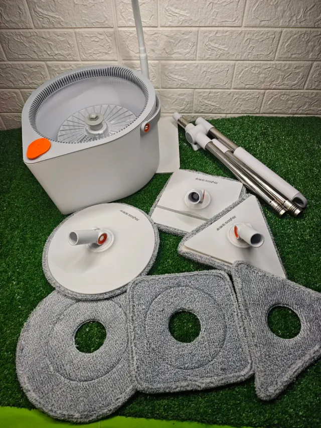 Juego Fregona Giratoria Cubeta Escurridor