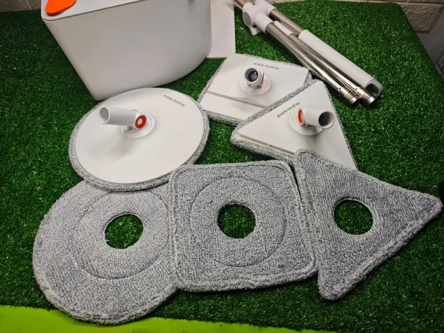 Juego Fregona Giratoria Cubeta Escurridor