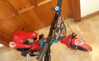 Bici Spiderman 12 con rotelle