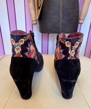 Botines Desigual Ante Negros Talla 38