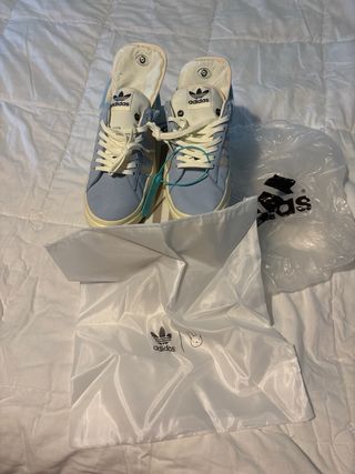 Zapatillas Adidas Campus x Bad Bunny Beige/Azul