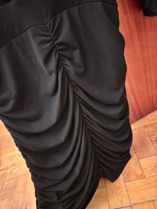 Vestido elegante negro Cayro