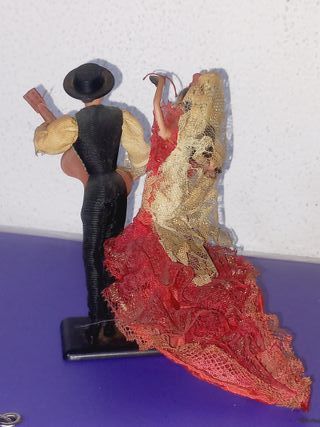 Vintage Casal de Dançarinos de Flamenco - Anos 70