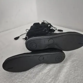 Botas altas ante negras talla 38