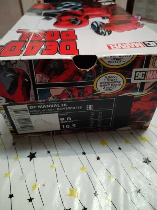 Zapatillas DC Comics Deadpool Marvel 42