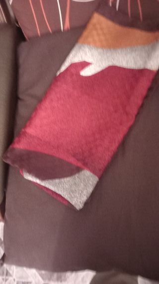 Pañuelo Cecilia Rafael Naranja y Rojo