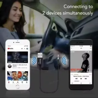 Adaptador Bluetooth coche y equipos de sonido.