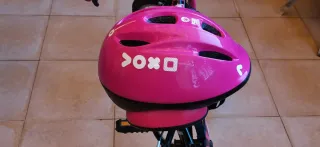 Bicicleta infantil BTWIN rosa y negra