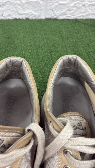 Scarpe Hogan Donna Beige Glitter H