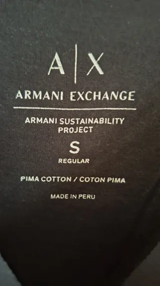 T-shirt Armani Exchange Uomo Nera