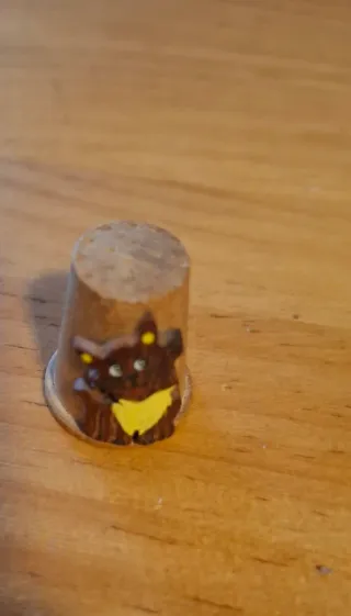 Dedal de madera coleccionista