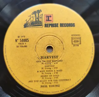 LP 1972 🇫🇷 NEIL YOUNG - HARVEST