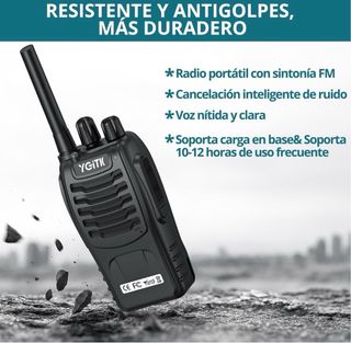 2 Walkie Talkies PROSTER con Accesorios