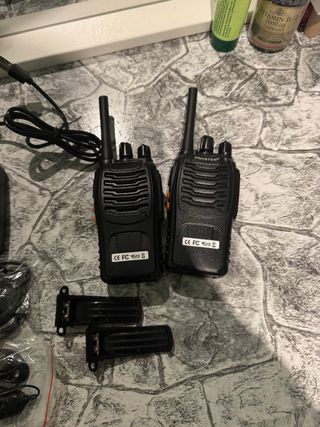 2 Walkie Talkies PROSTER con Accesorios