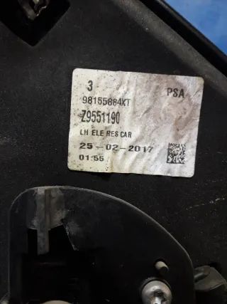 Retrovisor Izquierdo Citroen Jumpy Mk3