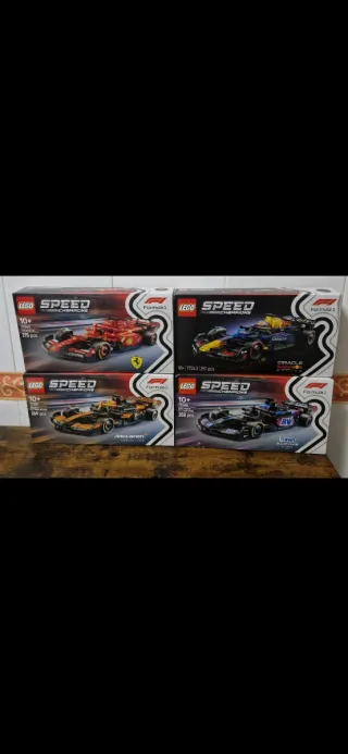 Lego Speed Champions 4 Coches F1