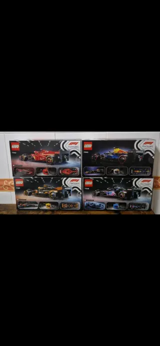 Lego Speed Champions 4 Coches F1