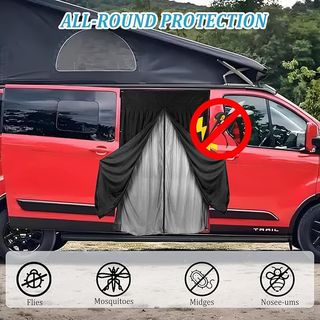 Mosquitera para Ford Transit Custom, mosquitera para puerta lateral corredera