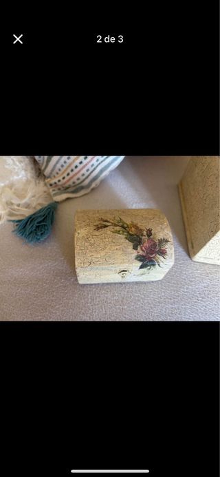 Cajita decorada a mano