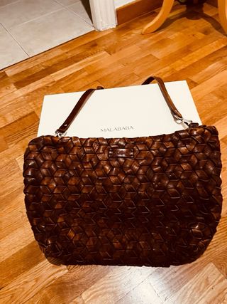 Bolso Malababa Piel Marrón