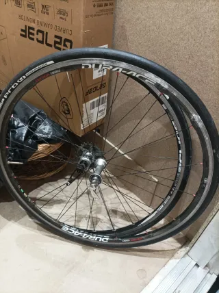 Ruedas Bicicleta Dura-Ace carbono  Michelin pro_4