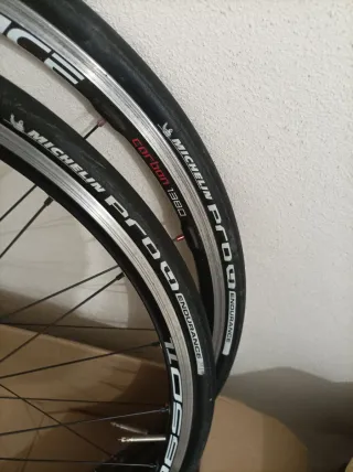 Ruedas Bicicleta Dura-Ace carbono  Michelin pro_4
