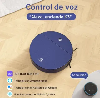 Robot Aspirador OKP K3 Life Azul