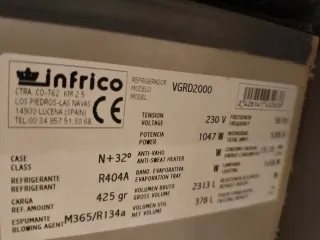 Cámara frigorífica expositora