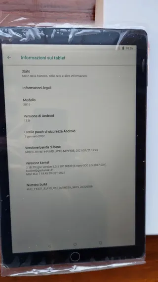 Tablet Android 10.1 e3 XB19 Nera