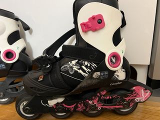 Patines Oxelo Talla 32-34 con protectores y bolsa
