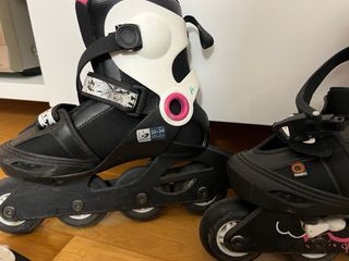 Patines Oxelo Talla 32-34 con protectores y bolsa