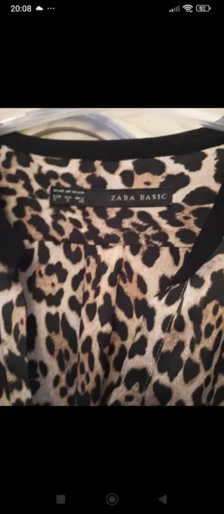 Camisa leopardo talla S/M