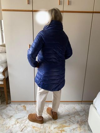 Piumino leggero blu