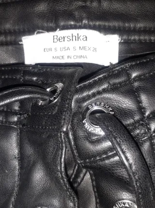 Pantalón Bershka mujer negro