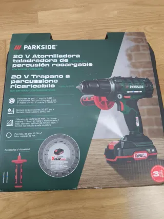 Taladro Percutor Parkside 20V