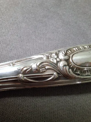 Set di posate da portata in argento 800