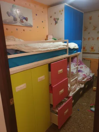 Literas con cajones 240cm de largo 330 de ancho