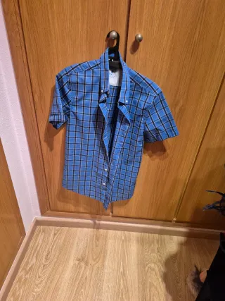 Camisas cuadros marrón,multicolor,etc.